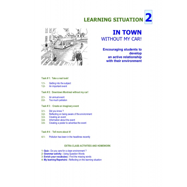 Repertoire 2 - In Town Without my Car!